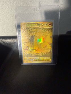 Mega Charizard X EX Gold Pokémon Card 130/094