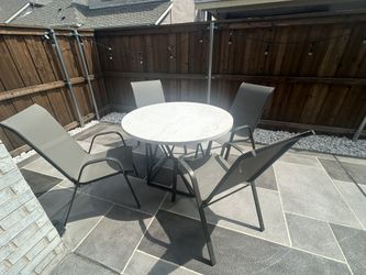 Marble Dinning Table With Chairs