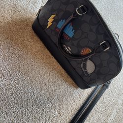 Coach Purse With Patches