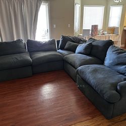Grey cloud couch