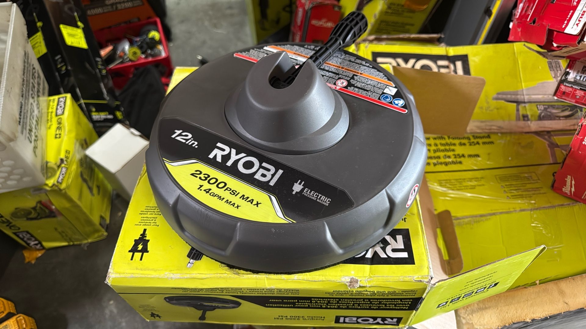RYOBI 12 in. 2,300 PSI Electric Pressure Washers Surface Cleaner