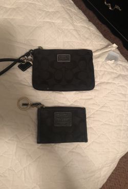 Authentic coach coin purses
