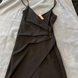 Black Dress With Slit