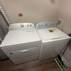 Whirlpool Electric Dryer And Whirlpool  Washer