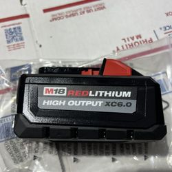 Milwaukee M18 18-Volt Lithium-lon High Output Battery Pack 6.0Ah 