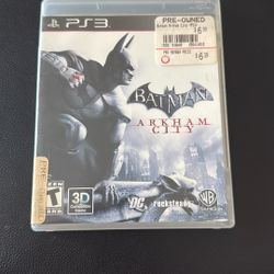 PS3 Batman Arkham City $5