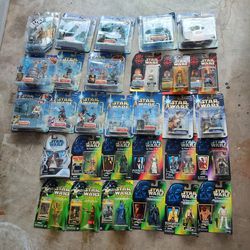 Lot Of 30 Star Wars Figures Includes Plastic Tub