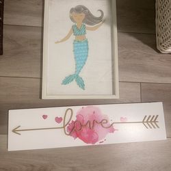 Girls room decor