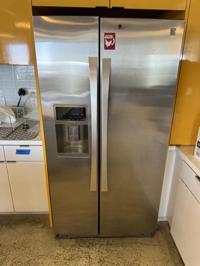 Kenmore Elite with Ice Maker Stainless Steel