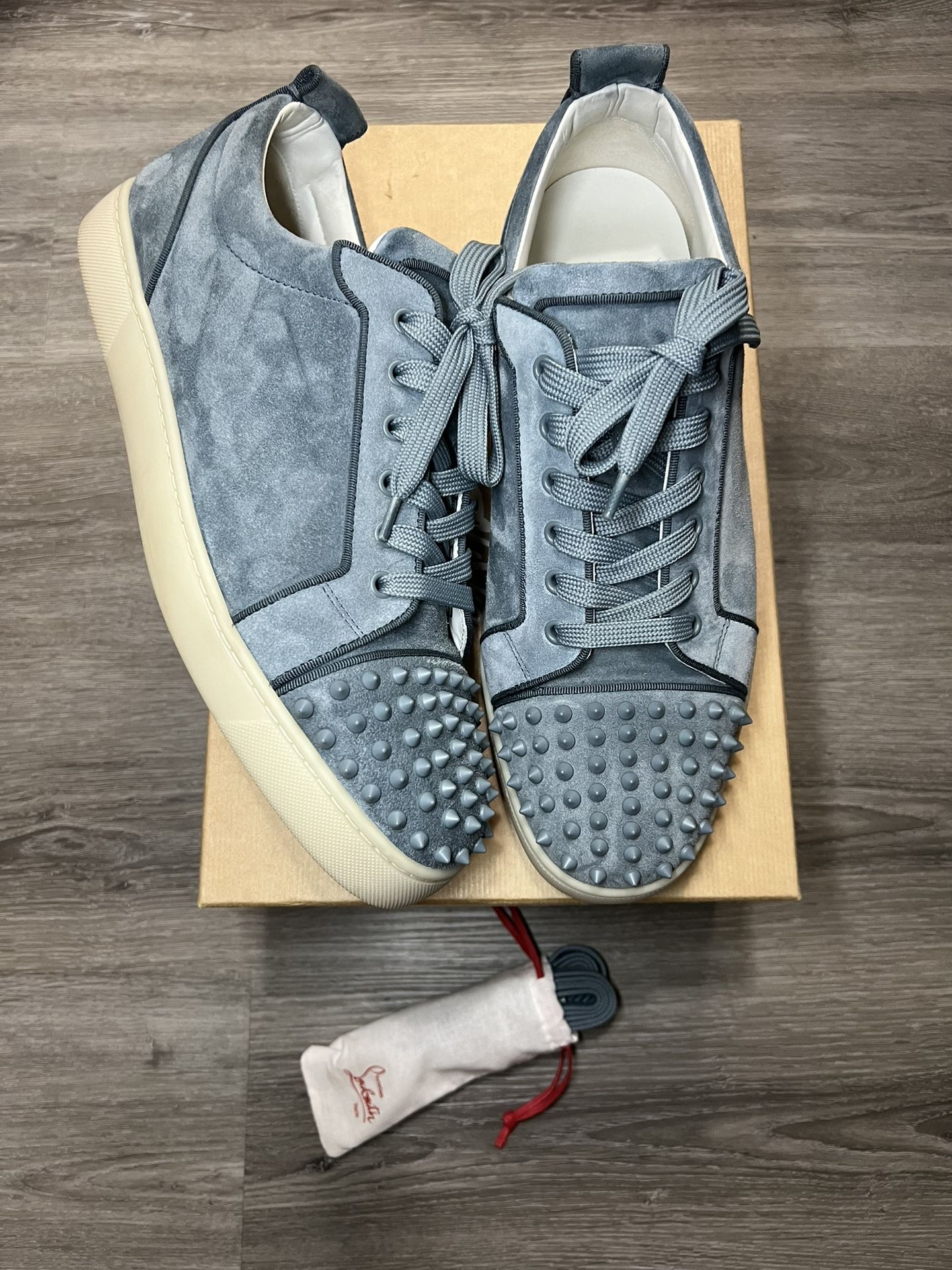 Christian Louboutin Louis Jr Spike “Titan Matte” Size 13 US/ 45 EU In Men 