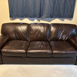 Leather sofa