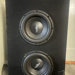 Same Audio 12 Inch Subs With Box 