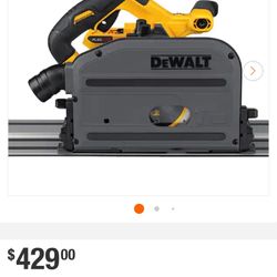 Dewalt FLEXVOLT 60V MAX Cordless Brushless 6-1/2 in. Track Saw (Tool Only)