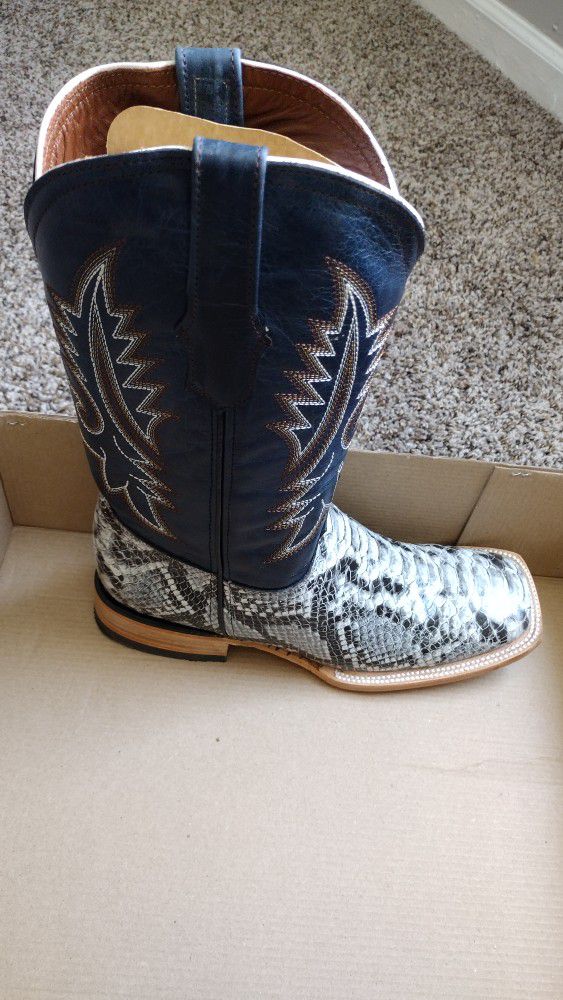 Western Python Boots 