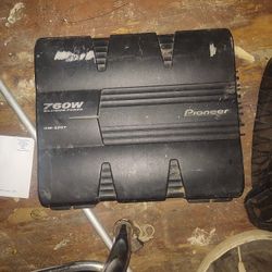 760 Watt Amplifier  Pioneer 