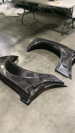 Blemished 2005-2013 Chevrolet Corvette C6 Carbon Creations ZR2 Rear Fenders - 2 Piece
