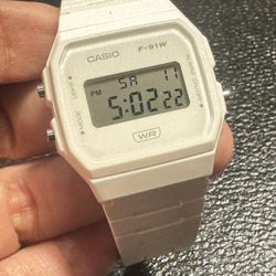 Unisex Casio Digital Watch  New Battery inside  no tag no box   For men women or teen   Color Black and Little Blue    working great