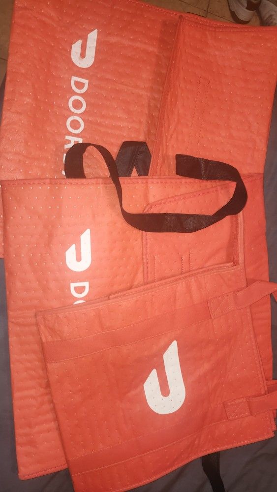Doordash 2 Pizza Bags And 1 Delivery Bag