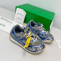Blue Men Bottega Sneakers 