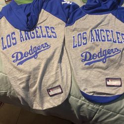 Dodger Hoodies For Dogs Sizes Large And Medium 
