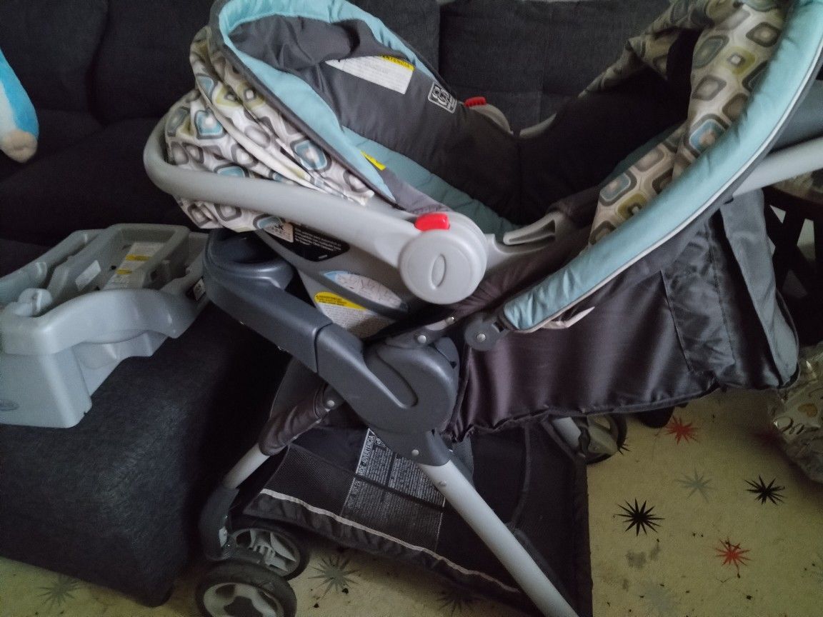 Baby Stroller With Baby Carrier