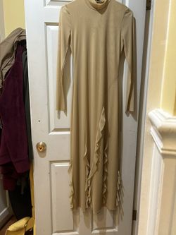 Zara Maxi Dress, beige, small