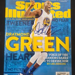 Draymond Green signed Sports Illustrated