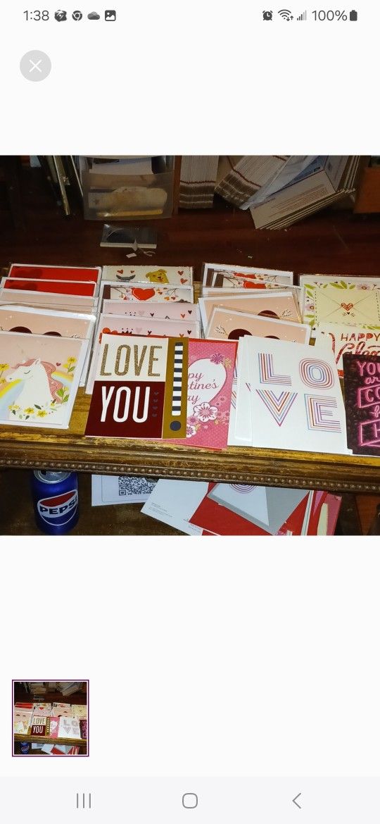 Valentines Day Card Lot