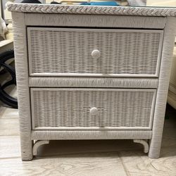Wicker Nightstand