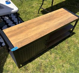 Wood Media Console Tv Stand 51”L x20”H x16”W