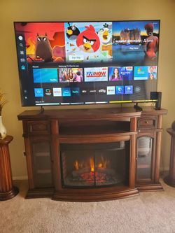 Fire place  tv  stand