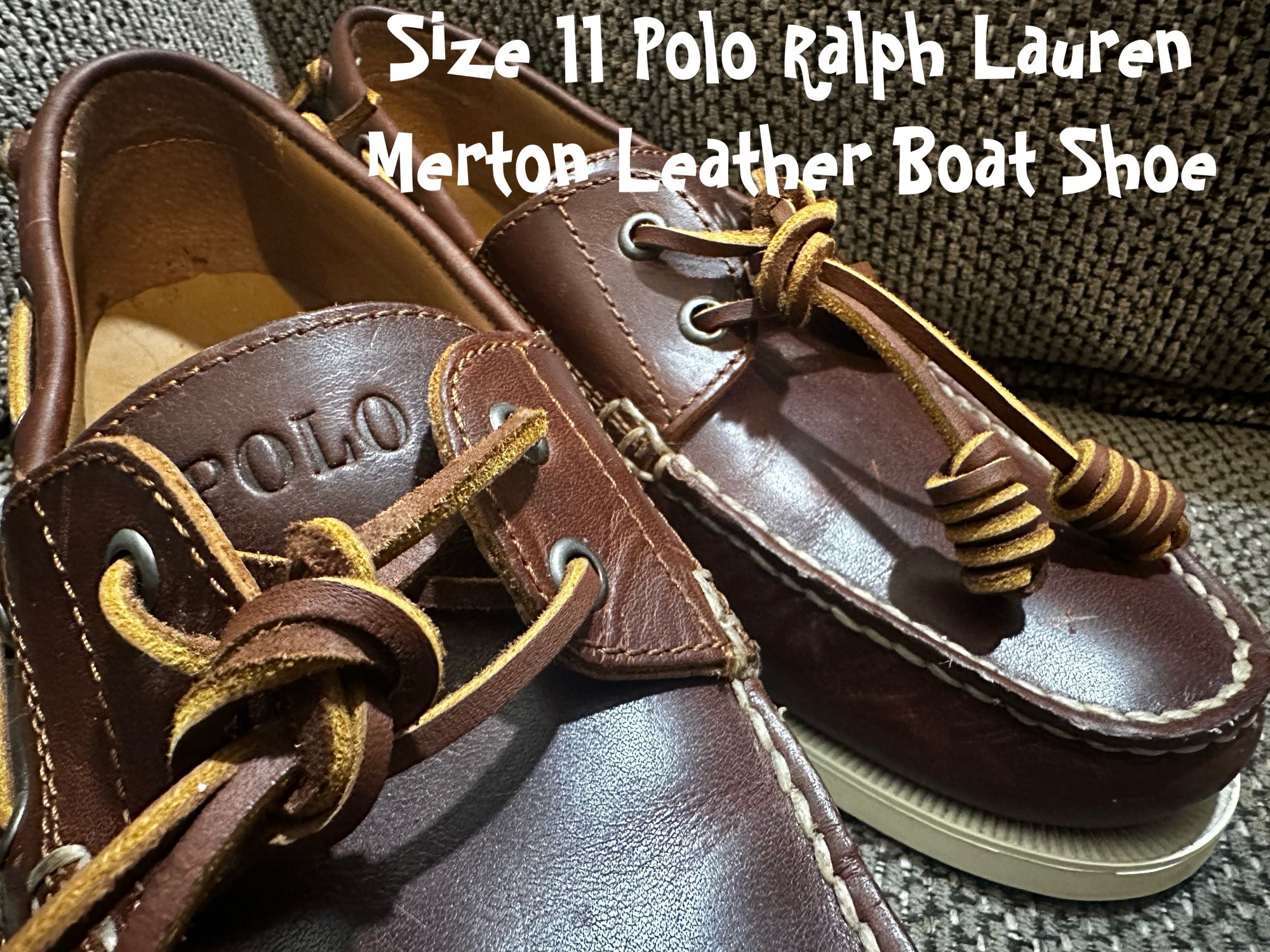 Polo Ralph Lauren Merton Leather Boat Shoe