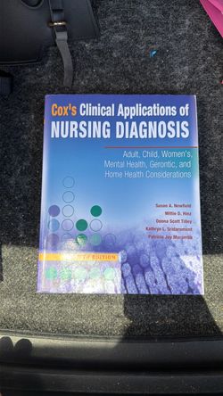 Cox’s clinical applications of nursing diagnosis book