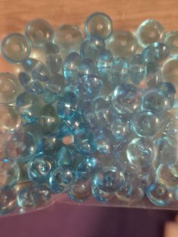 78 5mm disked shaped glass beads