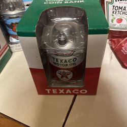Texaco Motor Oil Can Bank