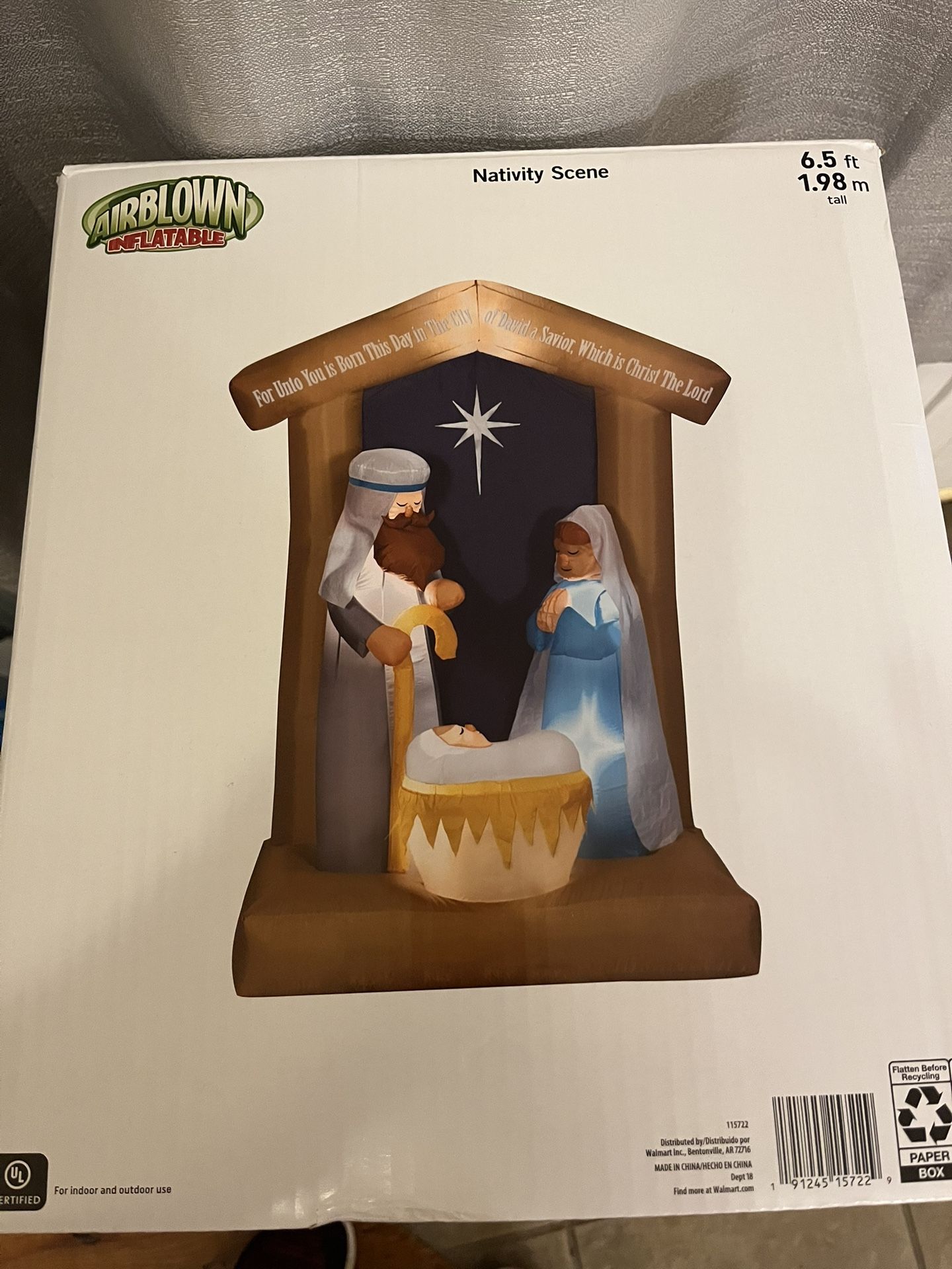 Nativity Scene Inflatable 