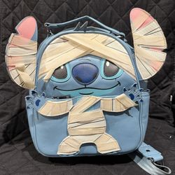 Her Universe Disney Stitch Mummy Mini Backpack Loungefly