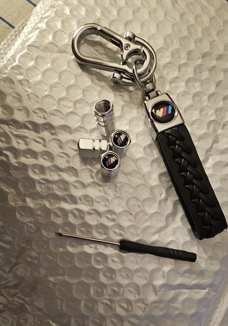 BMW Keychain and Tire Caps Accessories
