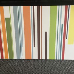 Steelpix Metal Canvas - Pastel Piano Keys By 5by5collective Wall Art Print