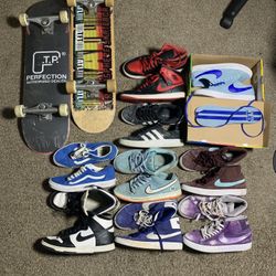 skateboards and Nike Sb’s
