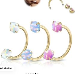20g 8mm Gold Nose Rings