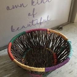 Willow And Thread Basket