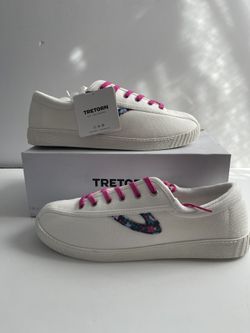 Tretorn Nylite Canvas Comfort Sneaker Women's White Floral