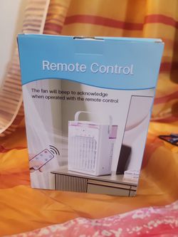 Portable Mini Air Cooler Fan with Remote Control