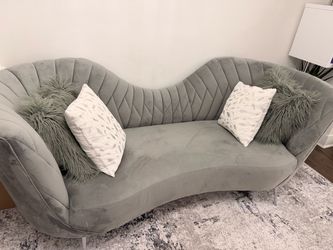 Eva Velvet Sofa