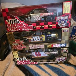 NASCAR 50th Anniversary 1:24 scale die-cast stock car replicas produced by Racing Champions