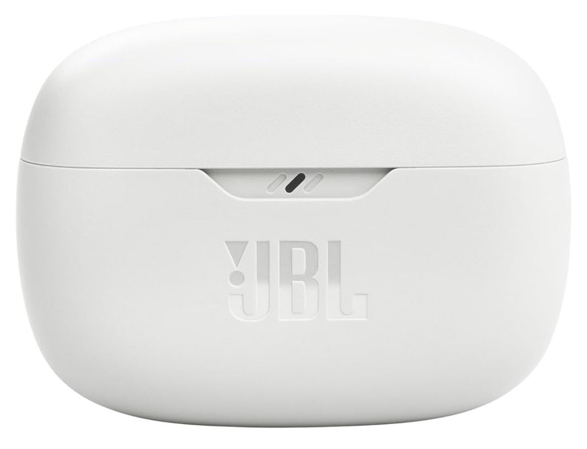 JBL Vibe Beam True Wireless In-Ear Headphones - White (JBLVBEAMWHTAM)
