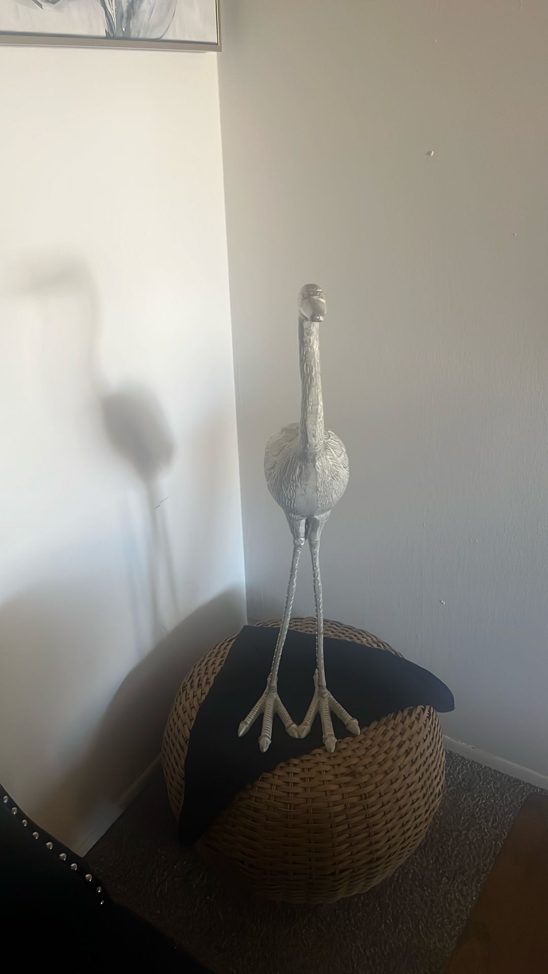 I am bird staying over 2 feet tall made a metal
