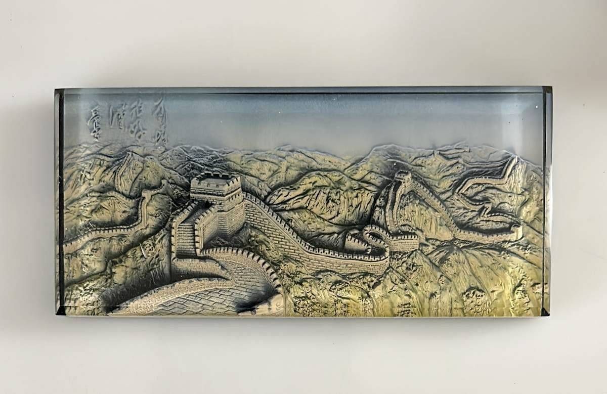 The Great Wall Of China 3D Acrylic Plate Plaque Decor
