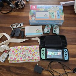 Nintendo Switch Animal Crossing Edition With Extras